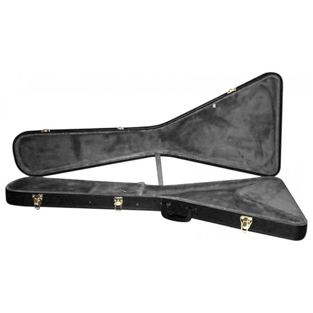 NEW Stagg GCAFV Hardshell Case for Flying V Electric Guitar Black